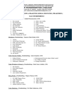 Daftar Nama Siswa Dan Pembimbing