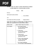 MVC Susmita Execution Petition