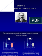 Electrode Potential - Nernst Equation