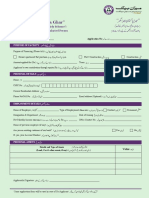 "Mera Pakistan Mera Ghar": (Under Government Profit Subsidy Scheme) Application Form For Formal Salaried Person) (