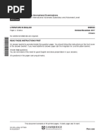 Cambridge International Advanced Subsidiary and Advanced Level