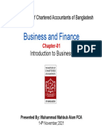 Business & Finance (Chapter - 1)