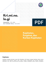 Pertemuan 5 Kriminologi Dan Viktimologi