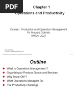 CH 1 - Operations and Productivity