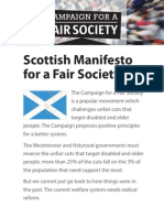 CfaFS Scottish Manifesto 2011