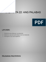 Kabanata 22 Ang Pagtatanghal