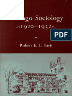 (Chandler Publications in Anthropology and Sociology) Robert E. Lee Faris - Chicago Sociology, 1920-1932 (1967, Chandler)
