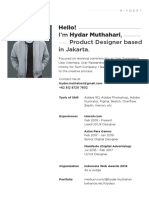 CV Hydar Muthahari