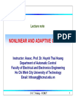 Chapter 3 NonlinearAdaptiveControl