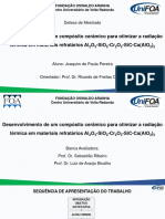 Otimização da radiação térmica em materiais refratários