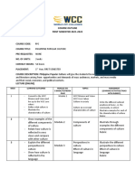 Course Outline FIRST SEMESTER 2021-2022