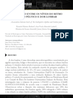 Associação Entre Os Níveis Do Ritmo Lombo Pélvico e Dor Lombar PDF