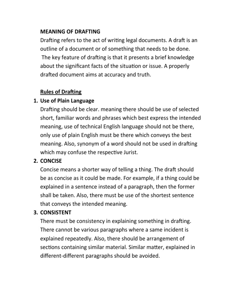 Understanding Legal Drafting Basics | PDF | Paragraph | Justice
