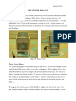 Using Digital Balances Safely and Accurately