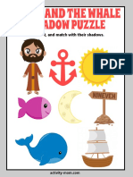Shadow Puzzle: Jonah and The Whale
