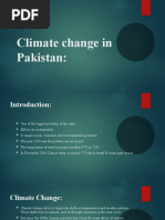 Climate Change in Pakistan