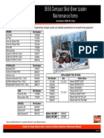 s550 t4 Maintenance Chart