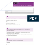 Evaluacion N°2 SafeStart CATEGORÍAS DEL COMPORTAMIENTO HUMANO