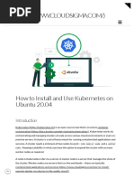 How To Install and Use Kubernetes On Ubuntu 20.04 - CloudSigma