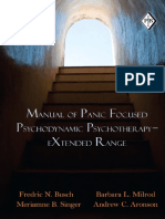 Manual of Panic Focused Psychodynamic Psychotherapy - Extended Range (2011, Routledge)