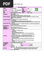 Lesson Plan Week 9, Tuesday 24 MAY 2022: Beat The Teacher