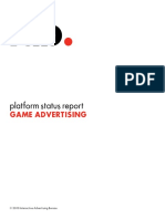 Platform Status Report: Game Advertising
