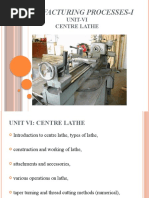 Unit - 6 - Centre Lathe Machine