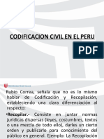 Codificación en el Perú     Segunda Clase