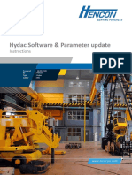 Hydac Software & Parameter Update V1.0