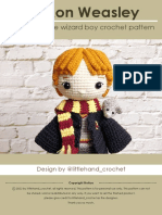 Ron Weasley: The Wizard Boy Crochet Pattern