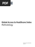 Global Access To Healthcare Index: Methodology