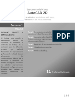 Arts Instituto - Estructura Del Curso - AutoCAD 2D