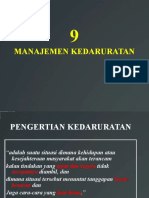 9 Manajemen Kedaruratan