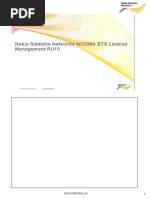 09 RA45319EN05GLA0 Flexi WCDMA BTS License Management