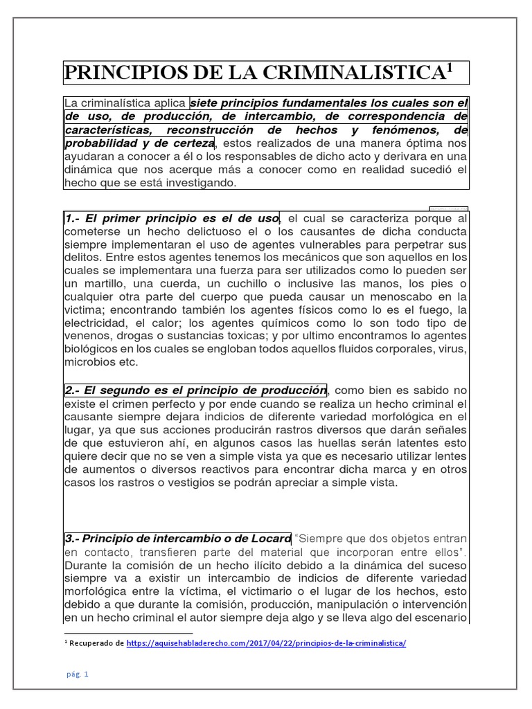 Fundamentos de la Criminalística | PDF | Ciencia forense
