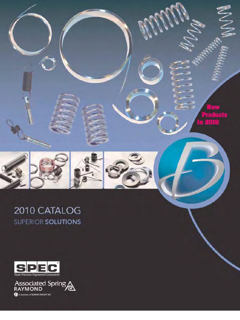 BARNES Associated Spring Raymond 2010 Specification (Technical