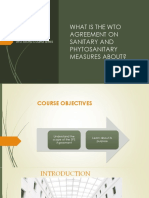 What Is The Wto Agreement On Sanitary and Phytosanitary Measures About?