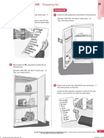 9A COMMUNICATIVE Shopping List: Student B Student A