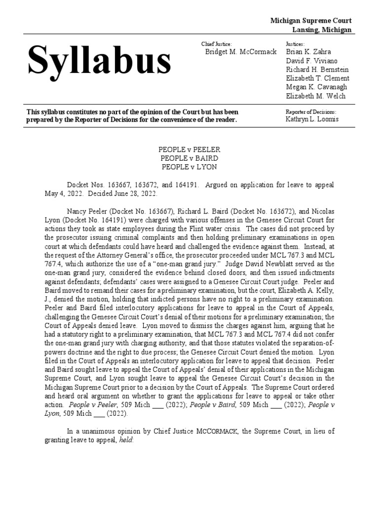 MSC Flint PDF Wisconsin Circuit Courts Preliminary Hearing