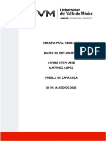 Diario de Reflexiones. Unidad 2 Empatia para Resolver