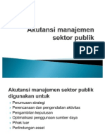 Akutansi Manajemen Sektor Publik