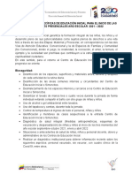 Orientaciones Específicas de Educación Inicial para El Inicio de