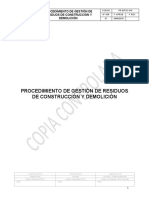 PR SSTAC 016 Procedimiento RCD