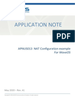 Application Note: APNUS013 NAT Configuration Example