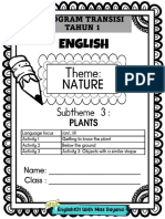 4.3 - THEME Nature - SUBTHEME Plants - PROGRAM TRANSISI TAHUN 1