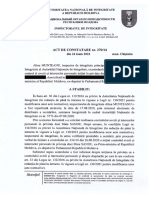 Act de Constatare - Controlul Averii Și Intrereselor Personale Ale Maiei Sandu