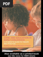 (Audrey Curtis) Care and Education in Early Childh