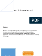 Contoh 2 - Lama Terapi