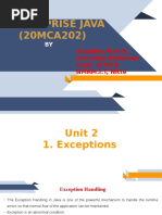 Enterprise Java - Unit 2