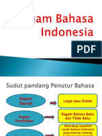 Ragam Bahasa Indonesia